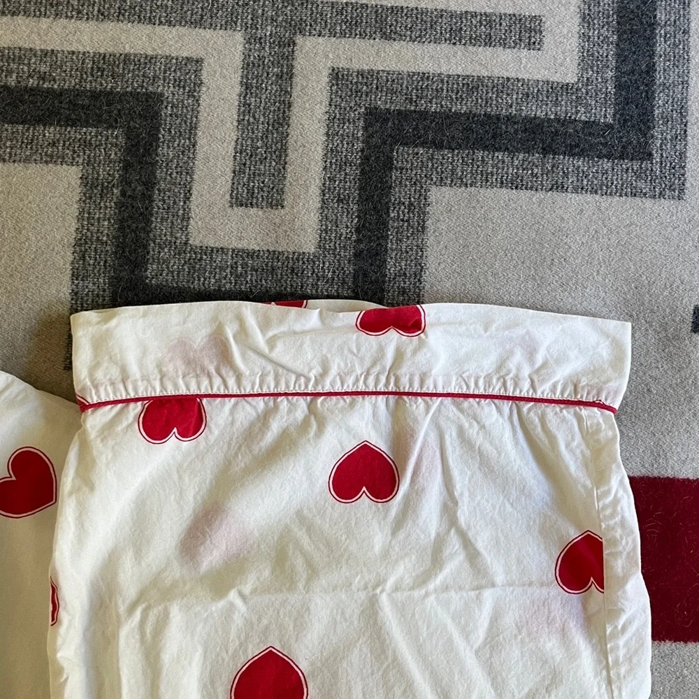 Printfresh Queen of Hearts cropped pj pants - Picture 2 of 5